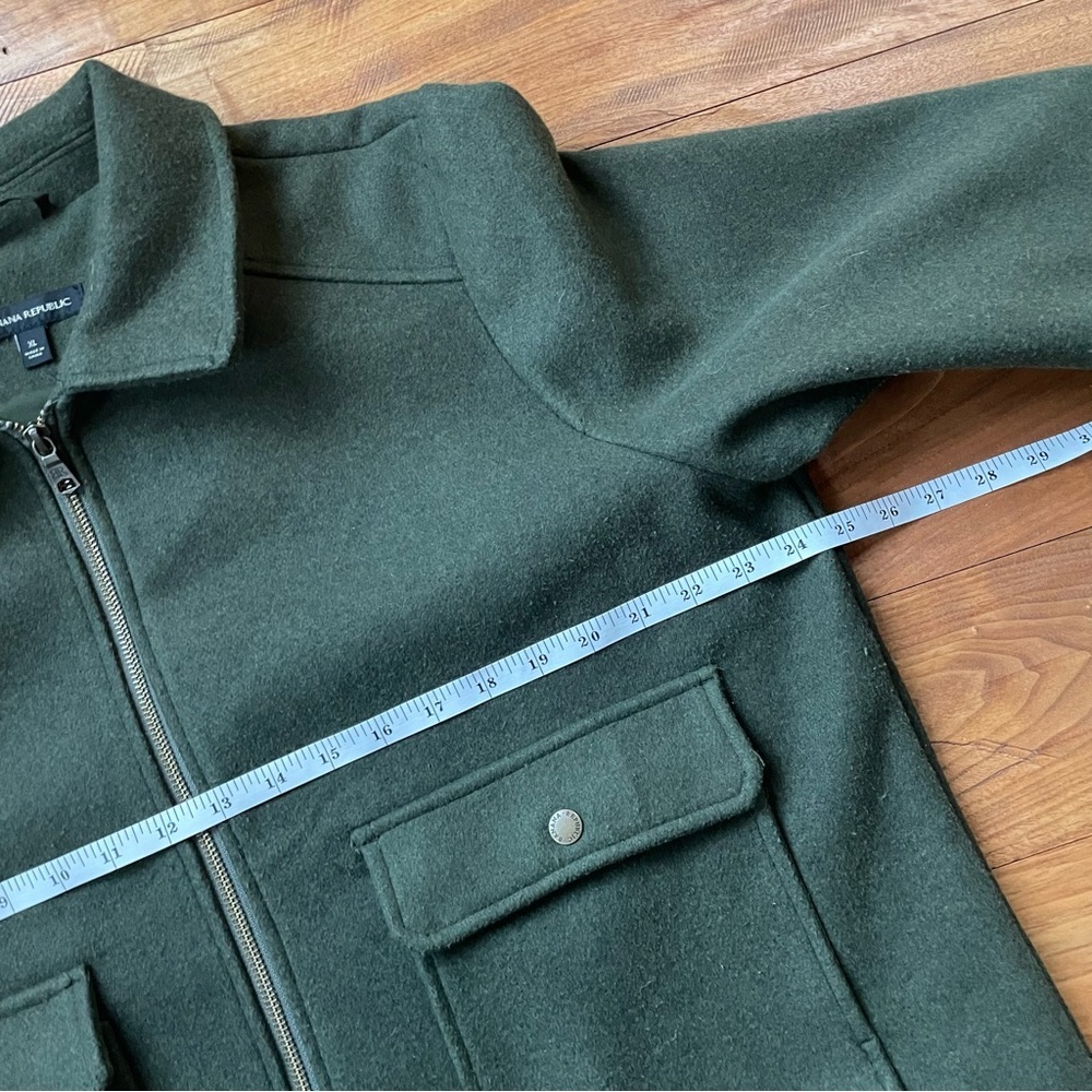 Banana Republic Women's Dark Green Utility Jacket size XL - Picture 11 of 16